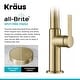 preview thumbnail 15 of 149, Kraus 2-Function 1-Handle 1-Hole Pulldown Sprayer Brass Kitchen Faucet