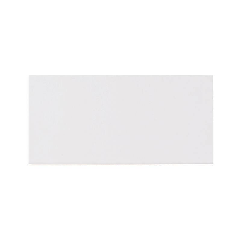 Aspect Peel and Stick Backsplash 3in x 6in White Metal Tile 15 Sq Ft Kit - Sample - White