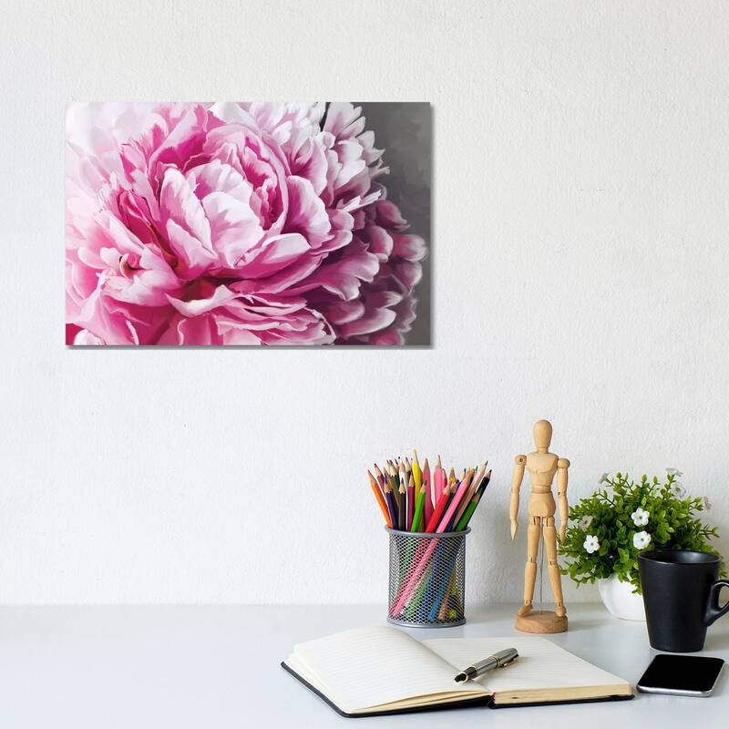 iCanvas "Peony Blush" by 5by5collective Canvas Print - 8x12x0.75
