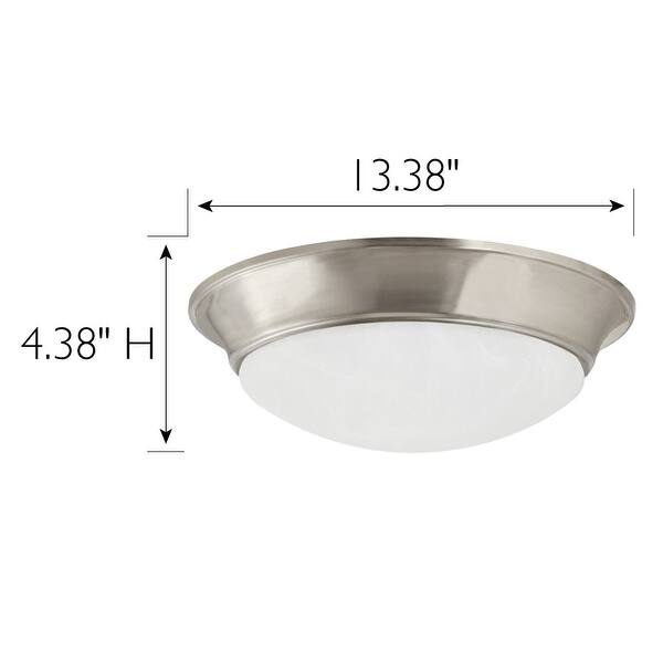 Design House 588848 Tess 13 quot Wide Integrated LED Flush Mount Ceiling