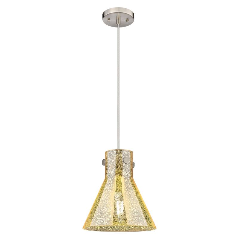 Innovations Lighting 410-1PM-G411-10ME Newton Cone 10" Wide Cord Hung