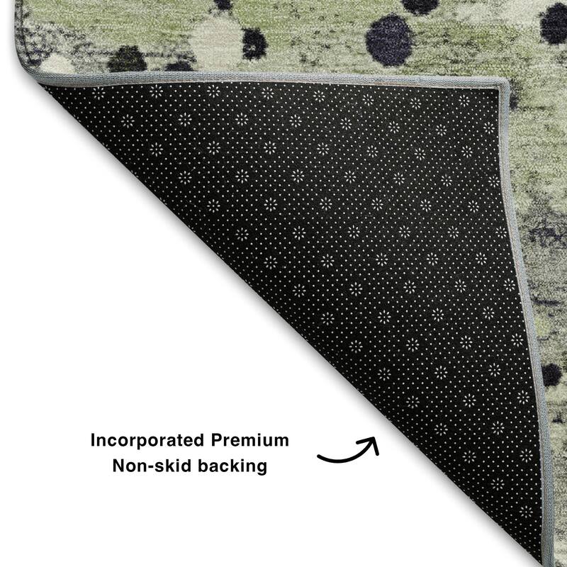 Premium Washable Super Soft Abstract Drip Mayfield Rug