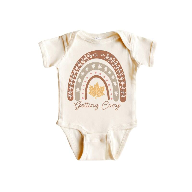 Getting Cozy Pumpkin Fall - Baby Boy Girl Clothes Infant Bodysuit Funny Cute Newborn - White - 0-3M