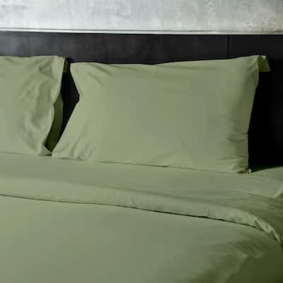 4 Pieces Bamboo Fiber Blend Bed Sheet Set, Deep Pockets