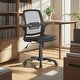 preview thumbnail 4 of 9, JJS Ergonomic Office Chair Mid Back Mesh Design with Lumbar Support, Adjustable for Home & Office