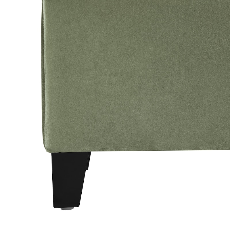 Mission Tufted Fabric Storage Ottoman Bench by Christopher Knight Home