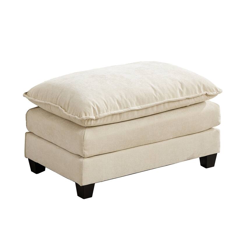 Cloud Sofa Ottoman only, Modern Sectional Couch, for Living Room Bedroom and Apartment