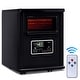 preview thumbnail 6 of 4, Infrared Space Heater Portable Electric Heater with Digital Thermostat Black