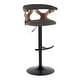 preview thumbnail 5 of 141, Carson Carrington Viby Adjustable Bar Stool with Rounded T Footrest (Set of 2)
