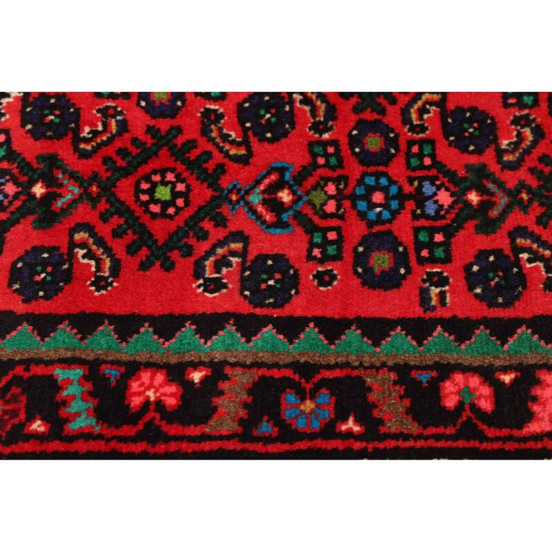 ECARPETGALLERY Hand-knotted Andelz Red Wool Rug - 3'5 x 5'2