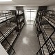 preview thumbnail 5 of 18, Multifunctional Triple Bunk Bed,Bedroom Dormitory Twin Size Black Metal Triple Bunk Bed Can Be Disassembled Into Three Beds