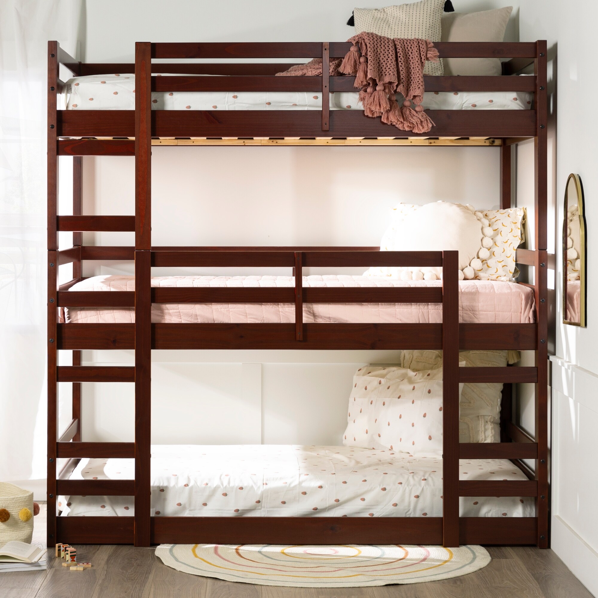 cheap 3 tier bunk beds