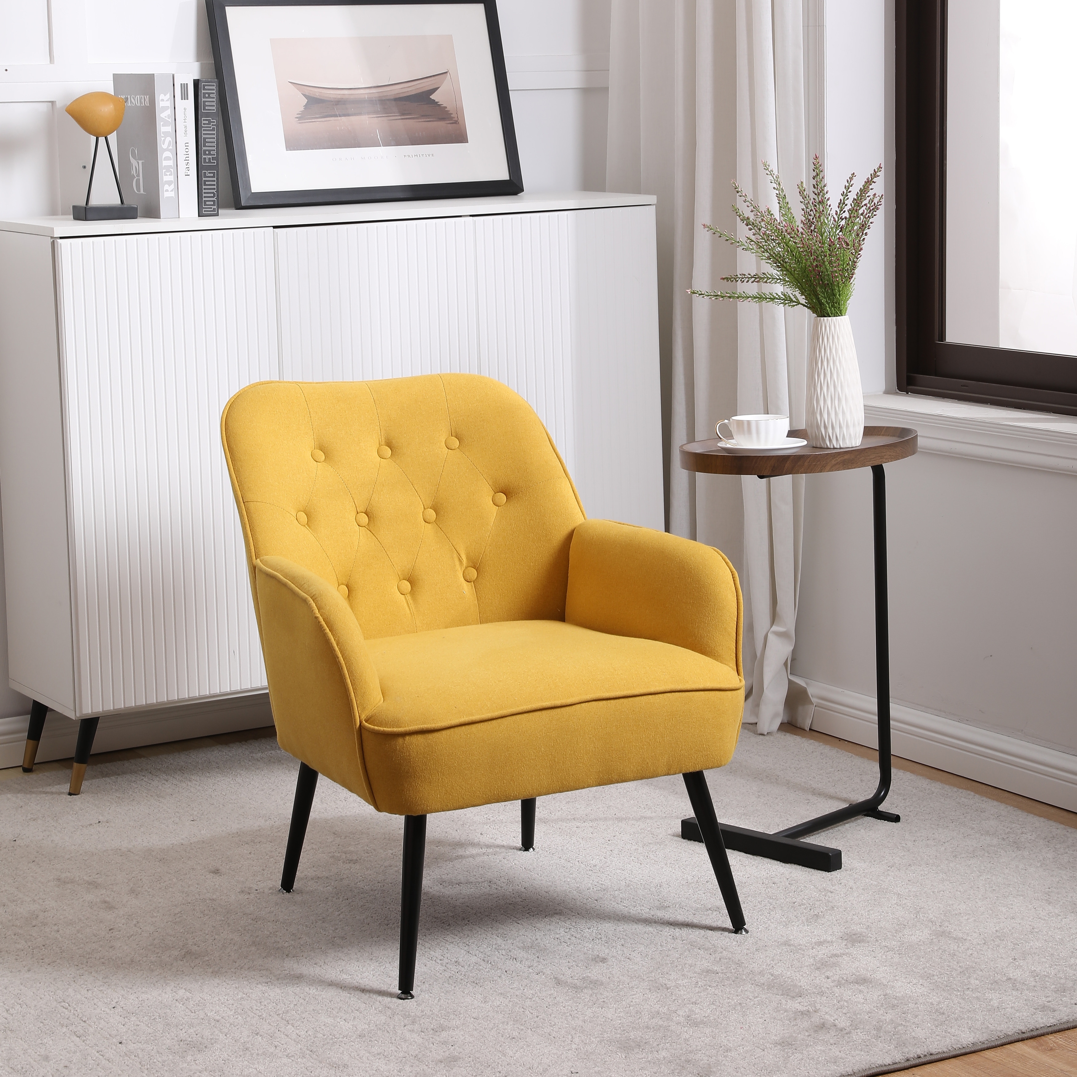 Yellow single sofa 2025 chair