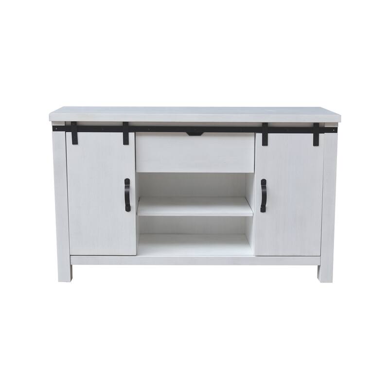 Solid Wood Barn Door Server