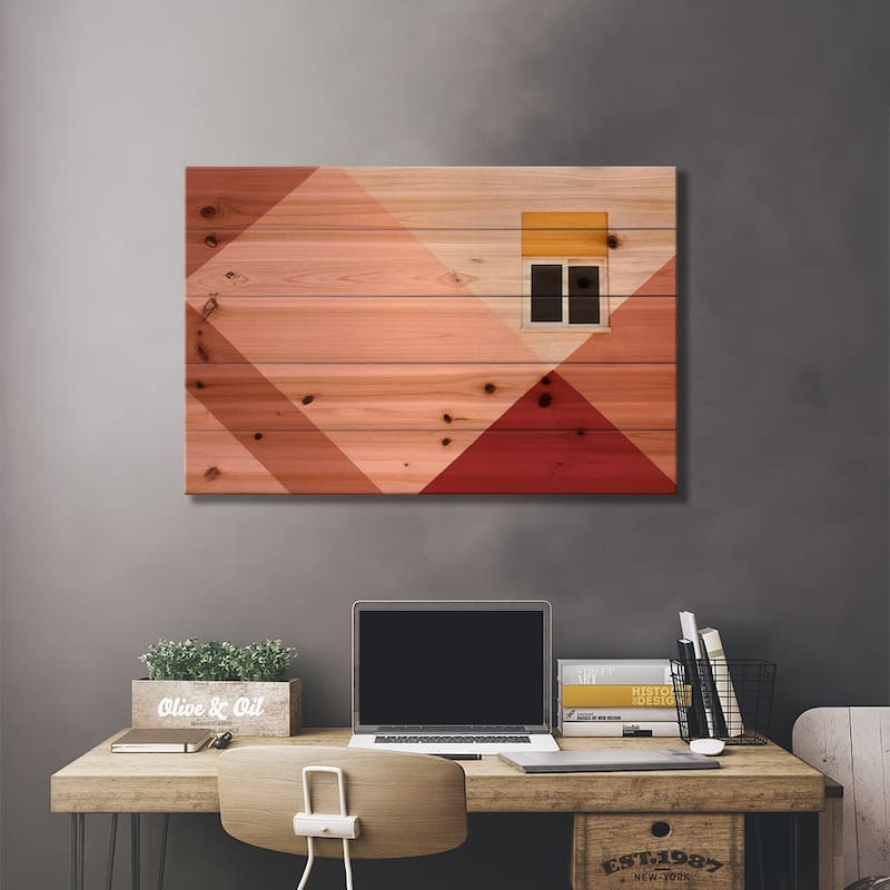 Untitled VII Print On Wood by Inge Schuster - Multi-Color