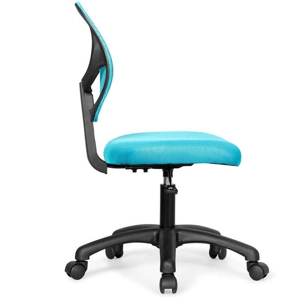 Shop Costway Mesh Office Chair Low Back Armless Computer Desk Chair On Sale Overstock 30032522