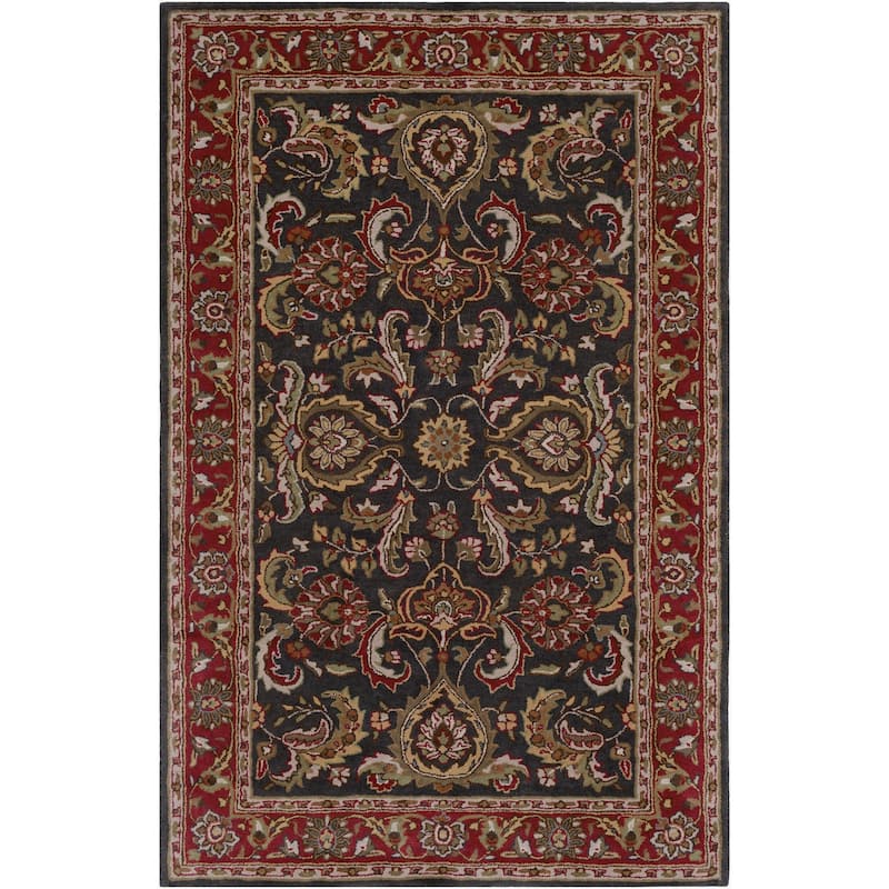 Livabliss Traditional Middleton Border Area Rug