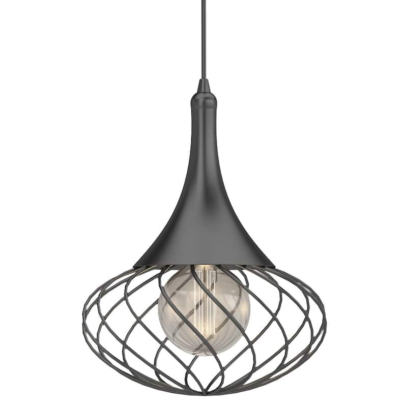 Volume Lighting 10" Wide Full Size Pendant - Black