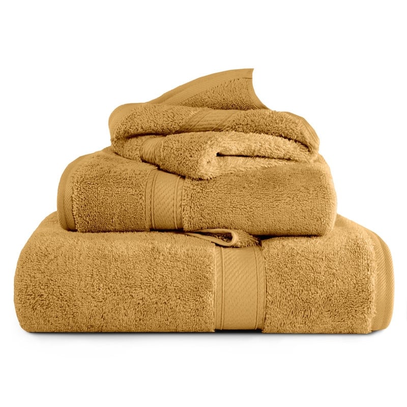 Superior Egyptian Cotton Pile Heavyweight 3-Piece Towel Set
