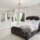 preview thumbnail 12 of 14, Alegate Modern Gold 4-Light Drum Glass Chandelier for Dining Living Room