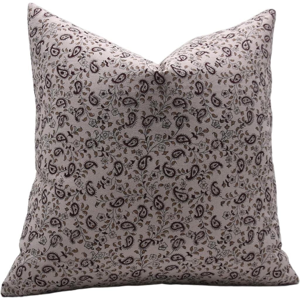 Fabdivine Cotton Bohemian Block print pillow Cover