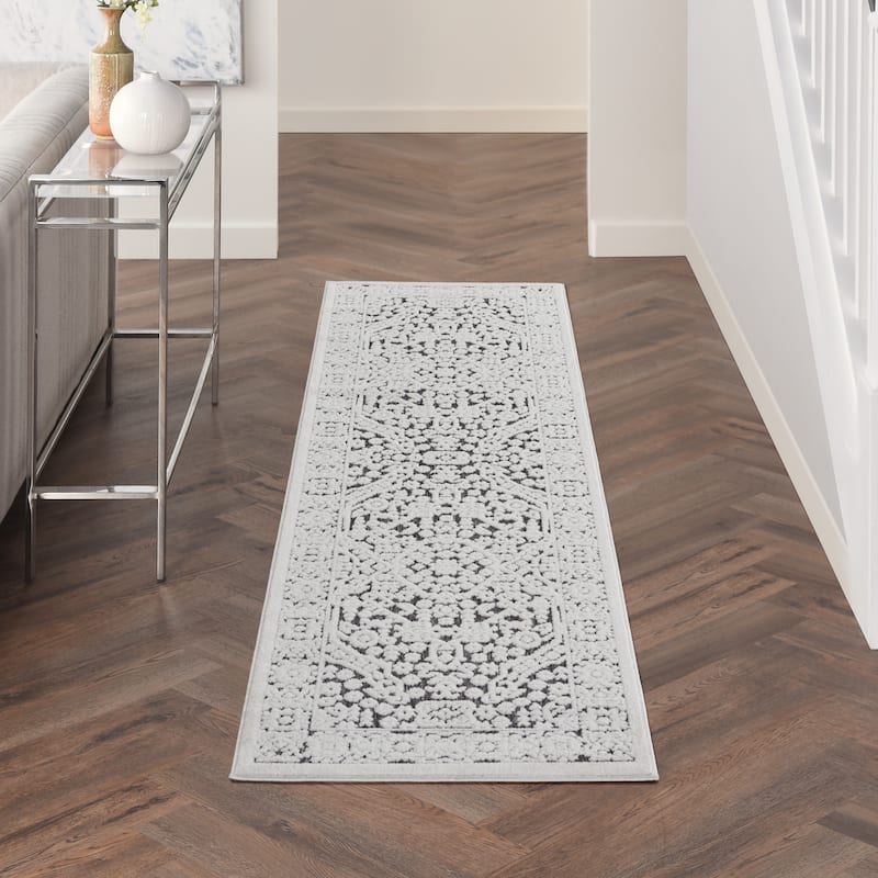 Nourison Calobra Transitional Persian Floral Indoor Outdoor Area Rug