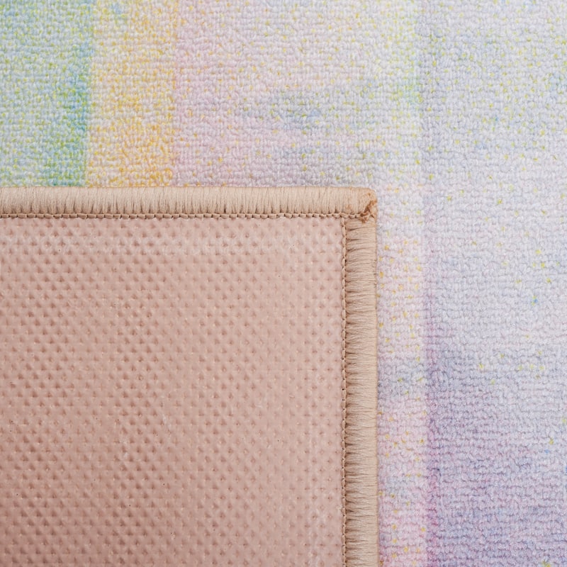 SAFAVIEH Paint Brush Machine Washable Slip Resistant Sebahate Rug