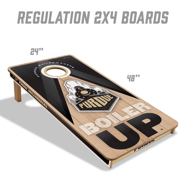 Purdue Boilermakers NCAA 2x4 Professional Cornhole Board Set