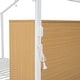 preview thumbnail 28 of 30, LED Metal PlayHouse Bed Frame with Bookshelves