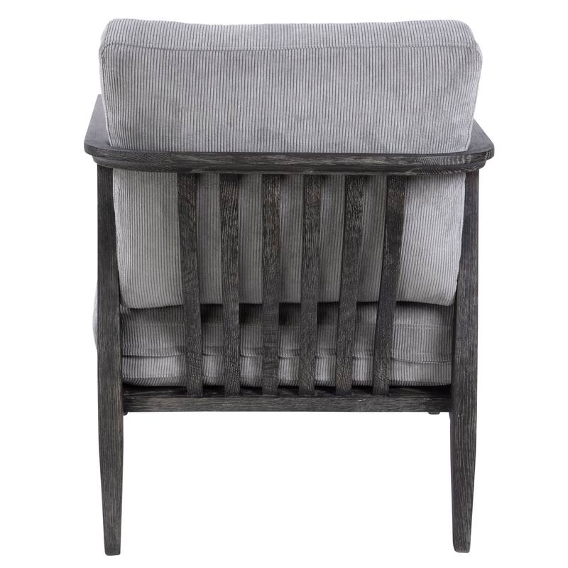 Uttermost Brunei 31" Wide Modern Accent Chair with Solid Oak Frame and