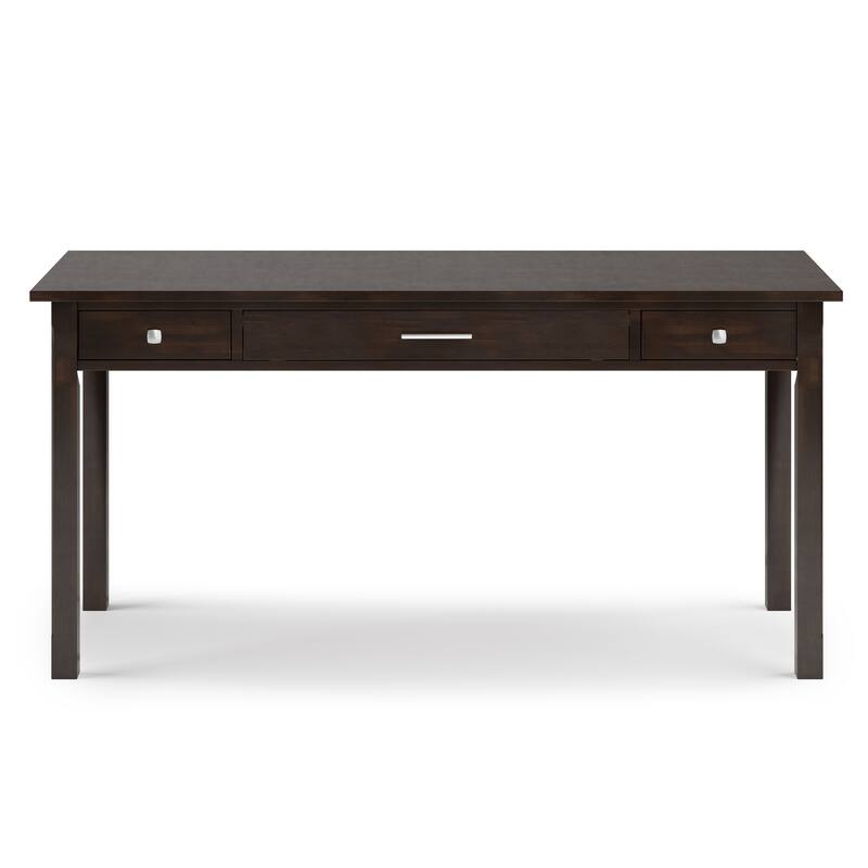 WYNDENHALL Franklin SOLID WOOD Contemporary Writing Office Desk