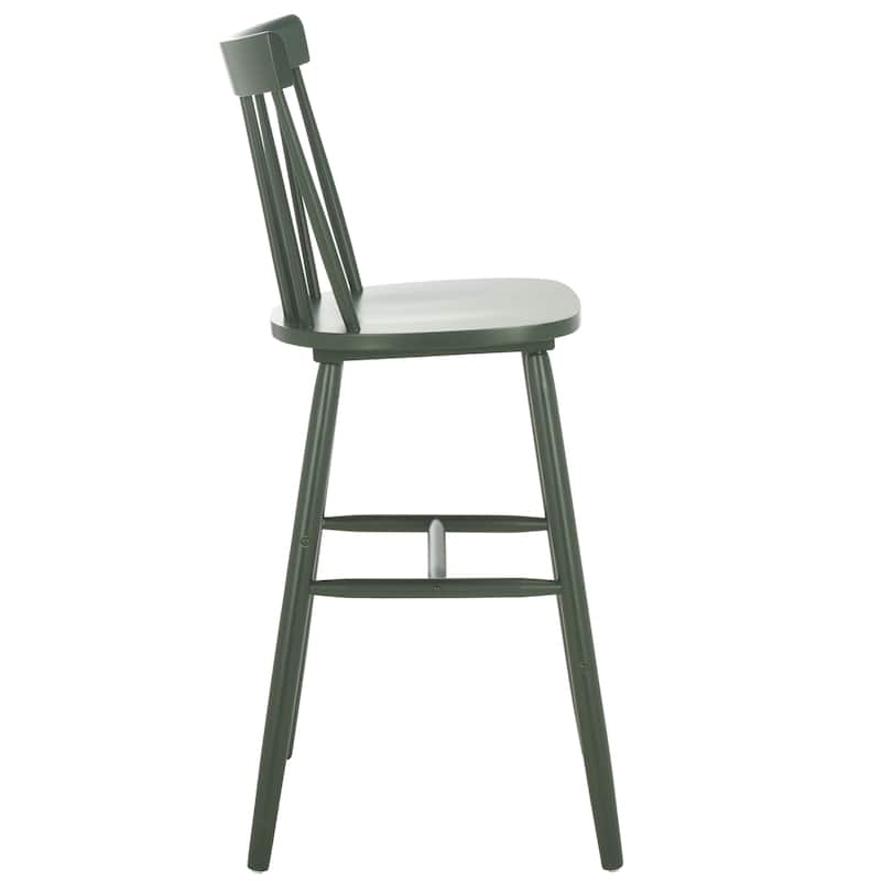 SAFAVIEH Belva 30-inch Spindle Farmhouse Bar Stool (Set of 2) - 20" W x 21" D x 44" H - 20"W x 21"D x 44"H