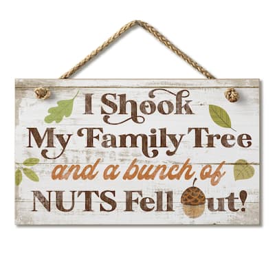 Hanging Wood Sign - Family Tree