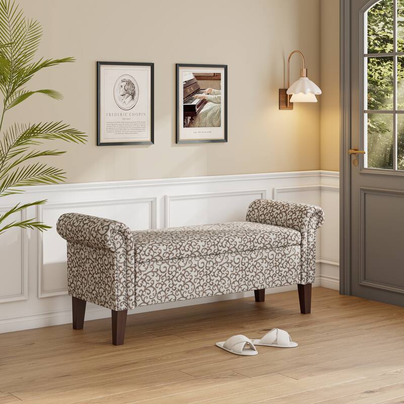 Conrad Storage Ottoman - Practical & Stylish Storage Solution - Multi