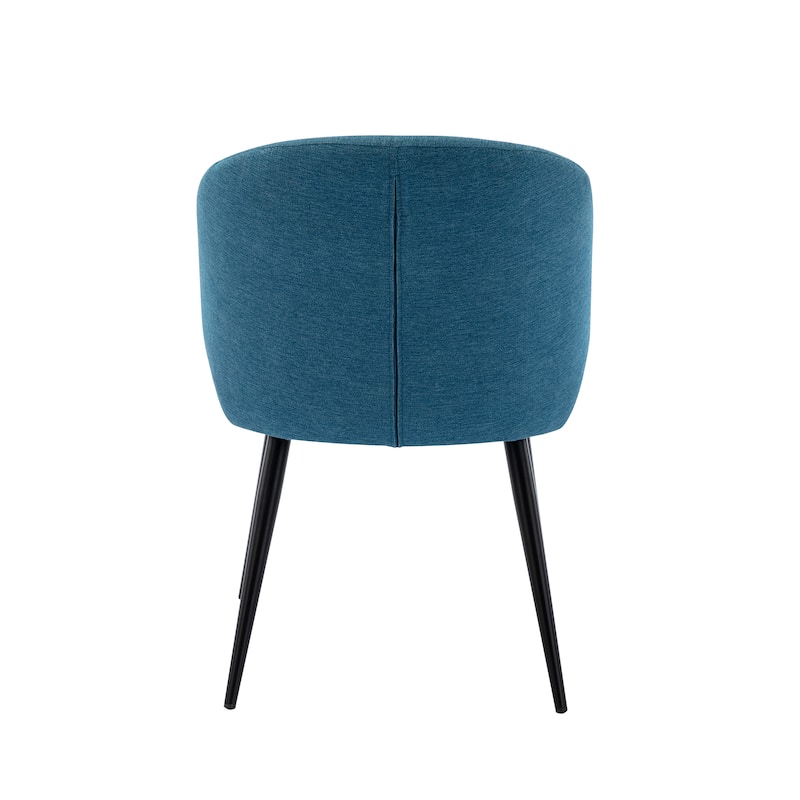 Porthos Home Dana Dining Chair, Suede Upholstery and Iron Legs