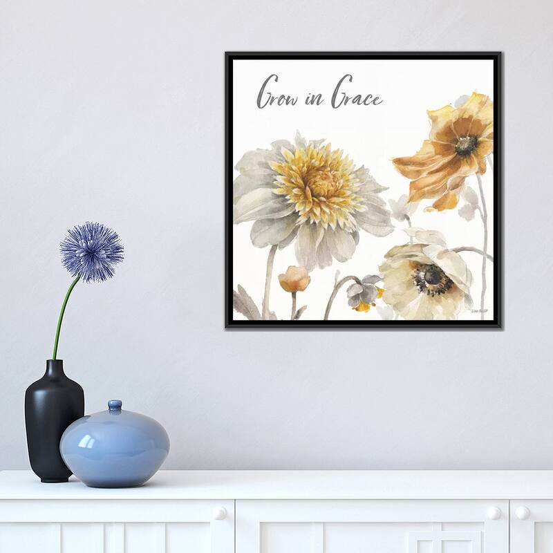 iCanvas "Fields of Gold II Grace" by Lisa Audit Framed Canvas Print