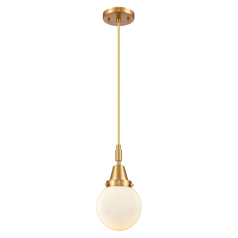 Innovations Lighting 447-1P-G201-6 Beacon 6" Wide Mini Pendant with