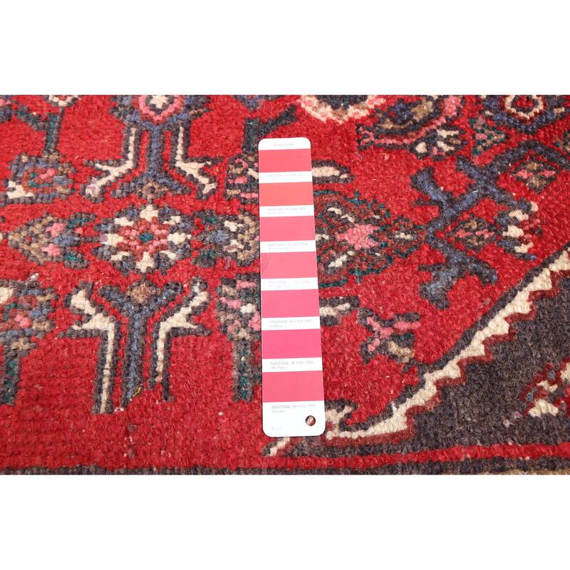 ECARPETGALLERY Hand-knotted Antalya Vintage Red Wool Rug - 6'9 x 9'4