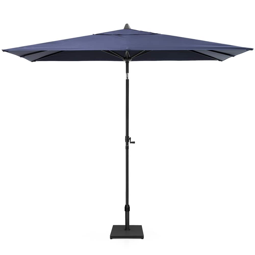 Pellebant Outdoor 9 x 5 FT Patio Market Umbrella Rectangular with Base