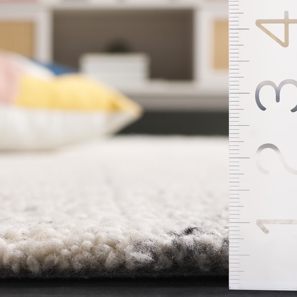 dimension image slide 0 of 4, SAFAVIEH Handmade Casablanca Terje Contemporary Wool Rug