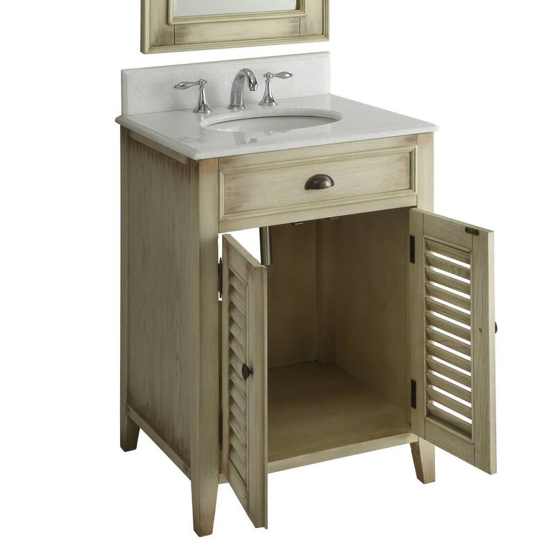 Benton Collection 26" Bayview Single Sink Bathroom Vanity