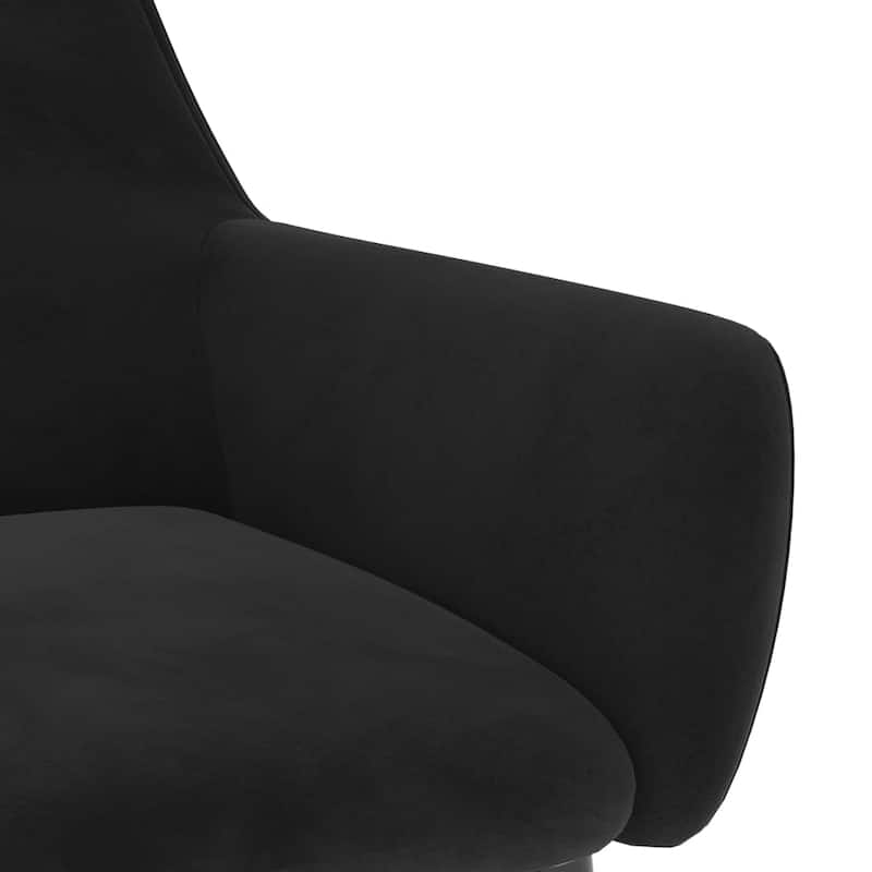 vidaXL Dining Chairs Upholstered Chair with Metal Legs for Living Room Velvet - 22" x 22" x 30.7"