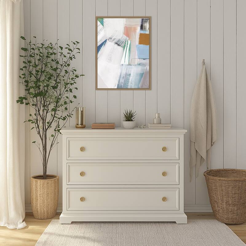 Buildings No. 2 by Cartissi Framed Canvas Wall Art Print