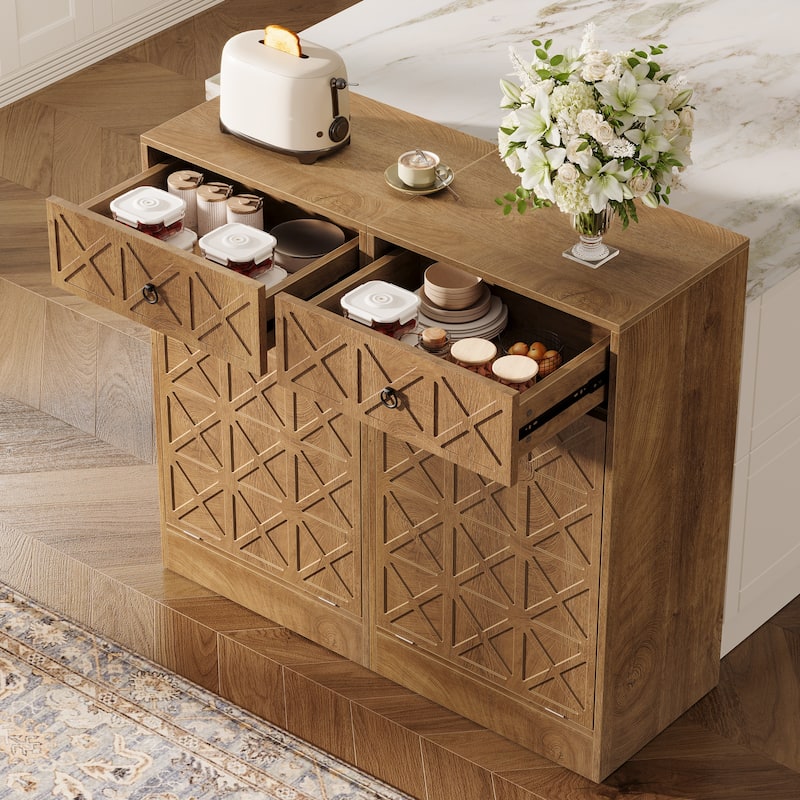 13 Gallon Laundry Hamper Cabinet, Wooden Tilt-Out Hidden Laundry Hamper