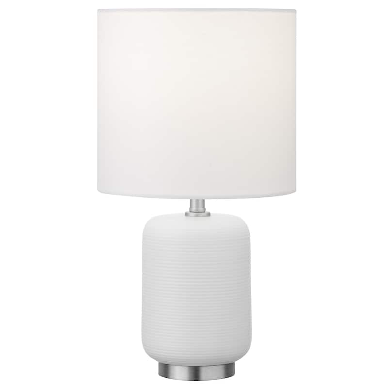 Lambert 15" Tall Ceramic Table Lamp with Fabric Shade