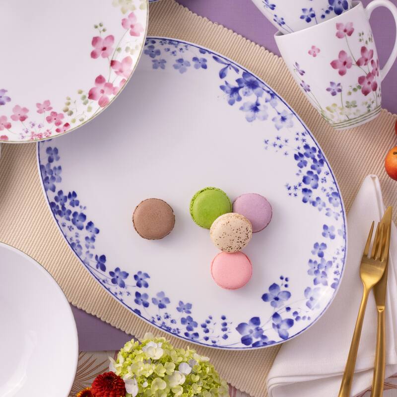 Noritake Bloomington Road Oval Platter, 14"