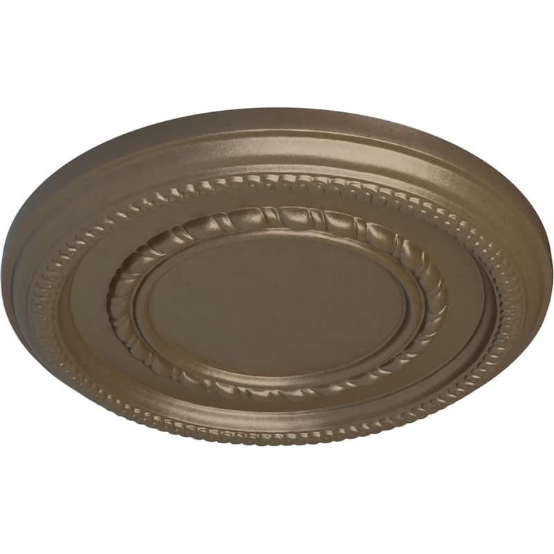 12 5/8"OD x 1 1/8"P Federal Roped Small Ceiling Medallion