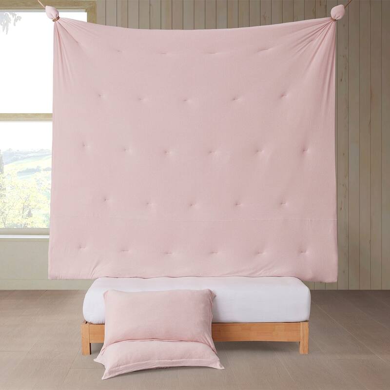 Sweater Weather® - Coma Inducer® Oversized Comforter Set - Cardigan Pink