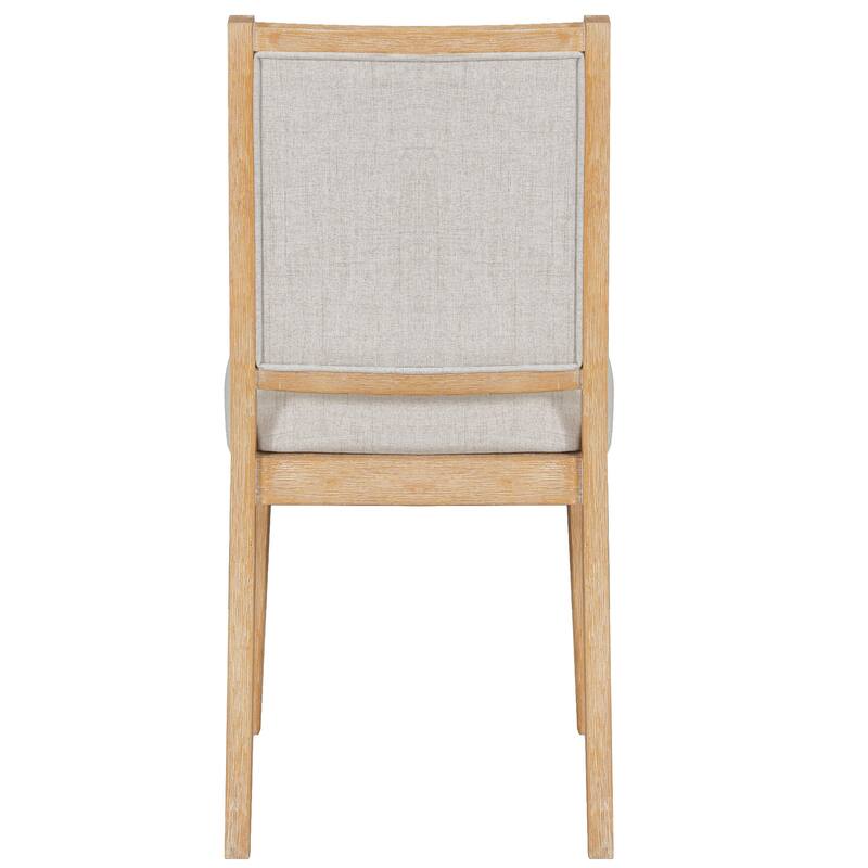 5-Piece Dining Table Set with Extendable Round Table, Kitchen Table Set with 4 Upholstered Chairs for Dining Room