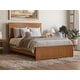 preview thumbnail 1 of 14, AFI, Nantucket Foundation Bed with Matching Footboard Light Toffee - Queen